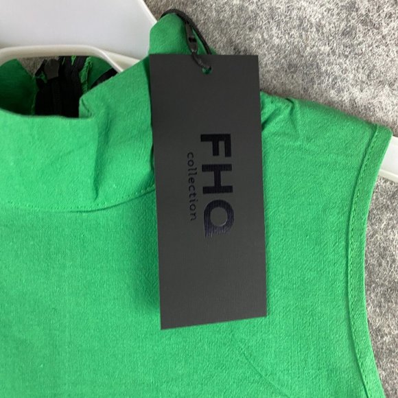 FHQ Collection Dress Small Women's NWT Green Long Adults S - Picture 3 of 7